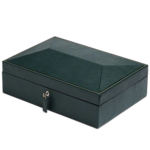 WOLF Green British Racing 8 Piece Watch Box - Image 3