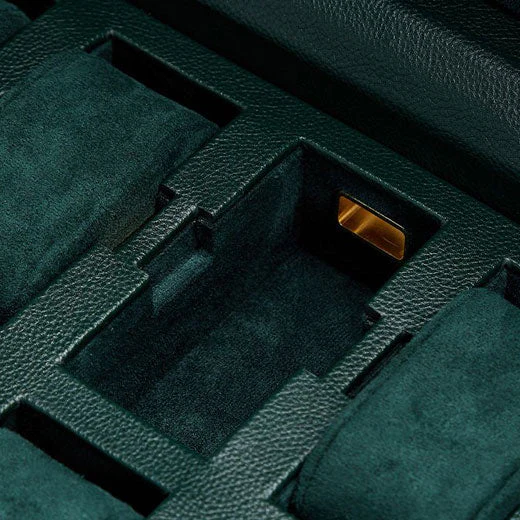 WOLF Green British Racing 8 Piece Watch Box - Image 5