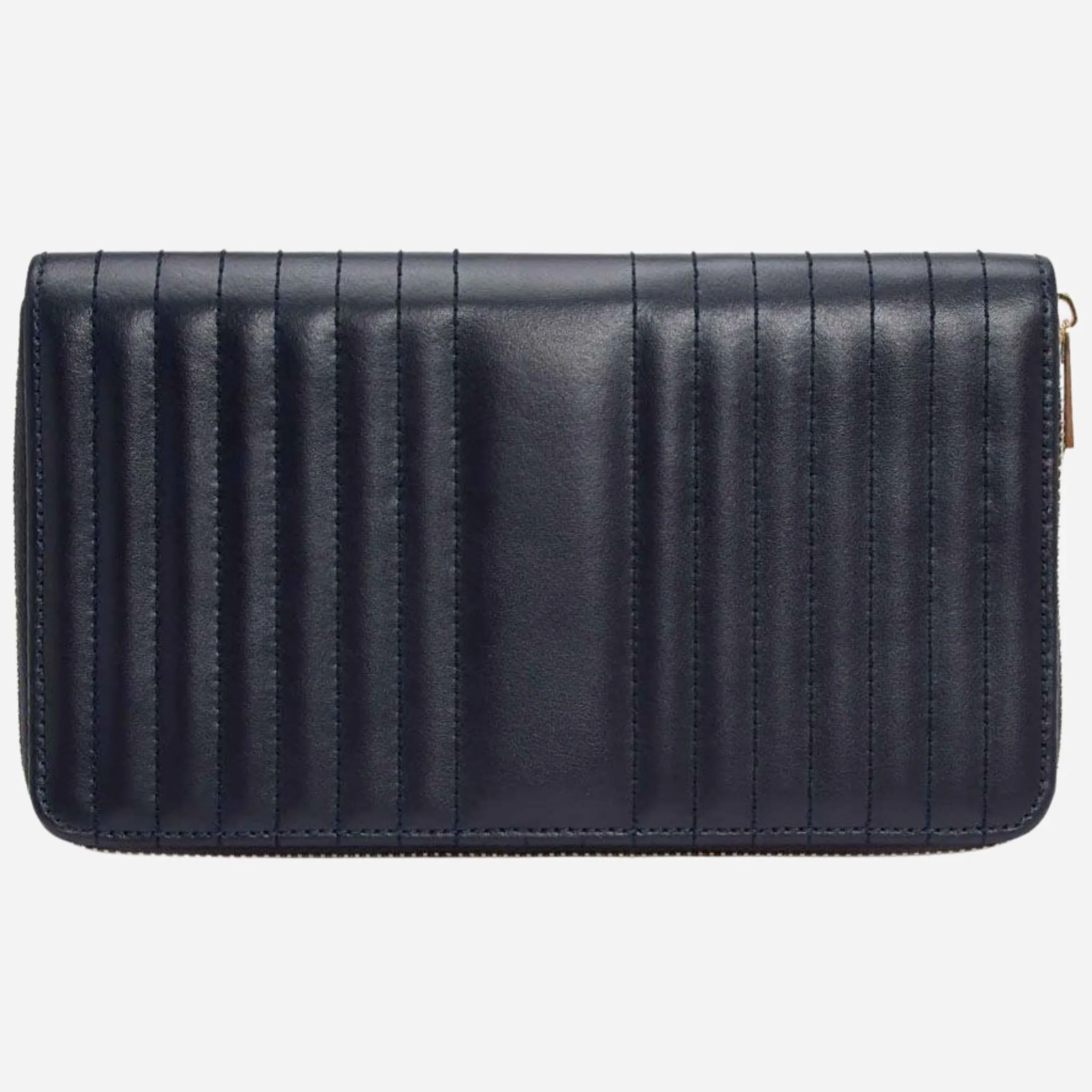 WOLF Maria Smooth Navy Leather Jewellery Portfolio