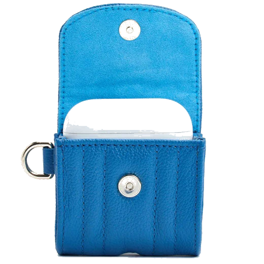 WOLF Marine Blue Mimi AirPod Case with Wristlet - Image 4