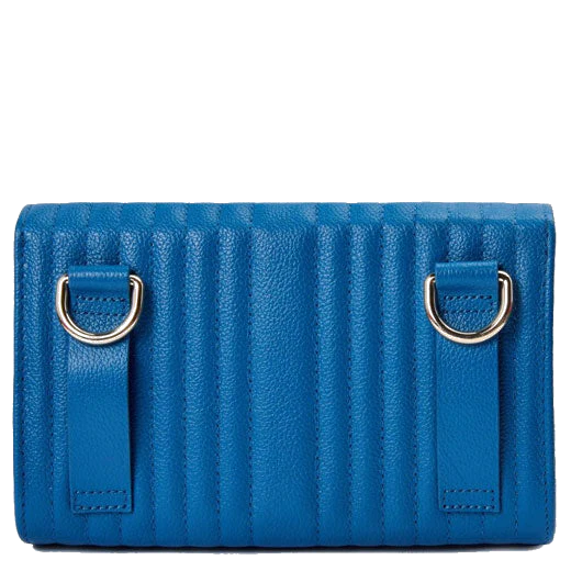 WOLF Marine Blue Mimi Cross Body Bag with Wristlet - Image 4