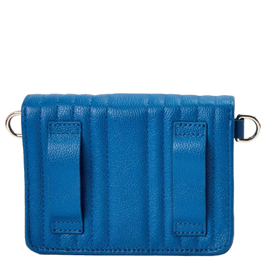 WOLF Marine Blue Mimi Mini Bag with Wristlet - Image 4