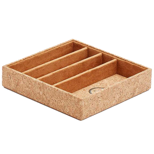 WOLF Natural Cork Analog/Shift 1976 Watch Strap Tray - Image 3