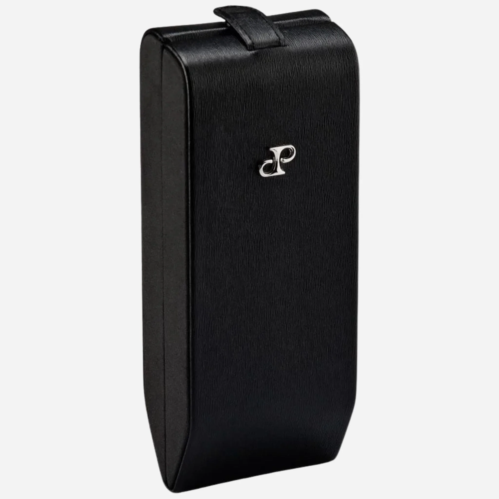 WOLF Philipp Black Faux Leather Flip Watch Stand - Image 2