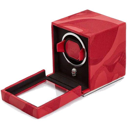 WOLF Red Memento Mori Cub Watch Winder - Image 3