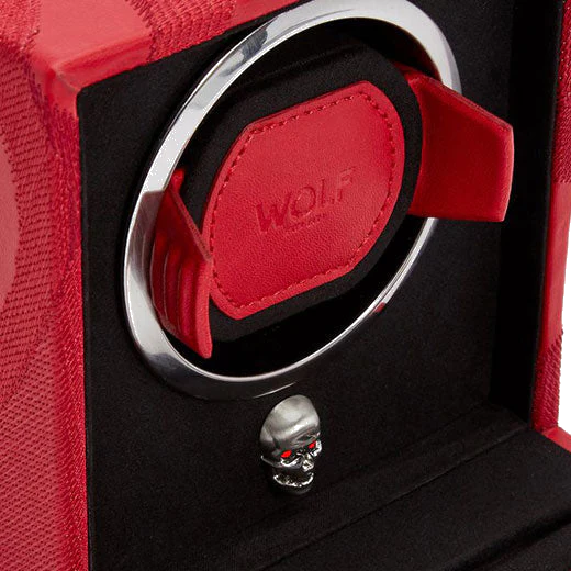 WOLF Red Memento Mori Cub Watch Winder - Image 4