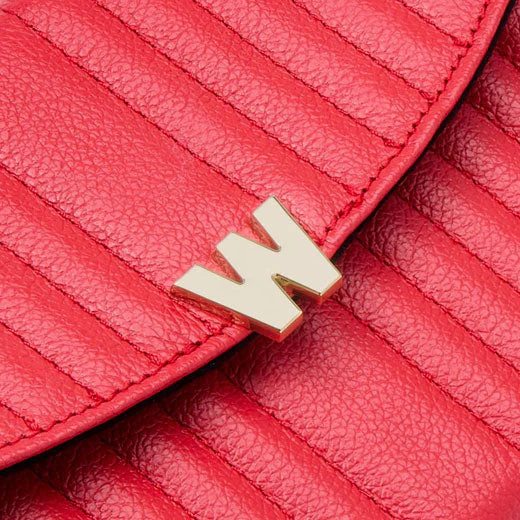 WOLF Red Mimi Cross Body Bag with Wristlet - Image 5