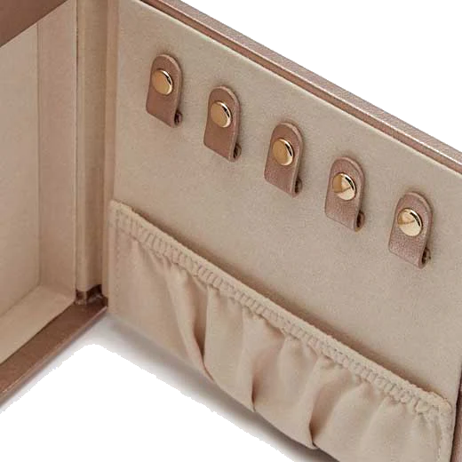 WOLF Rose Gold Palermo Watch Winder with Jewellery Storage - Image 7