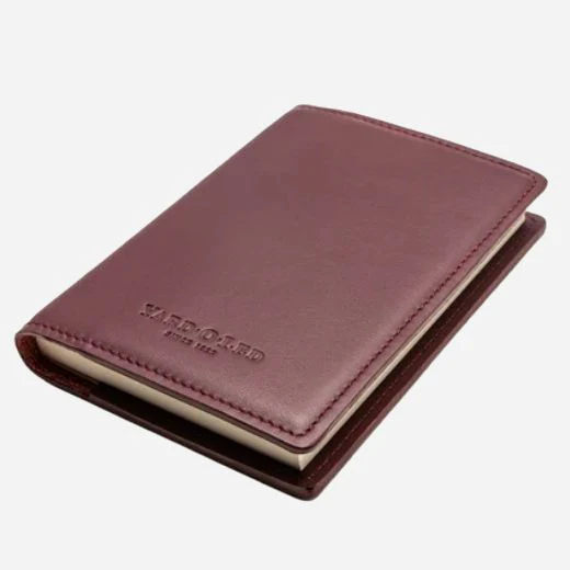 Yard-O-Led Maroon Red Mordan Refillable Leather Notebook - Image 2