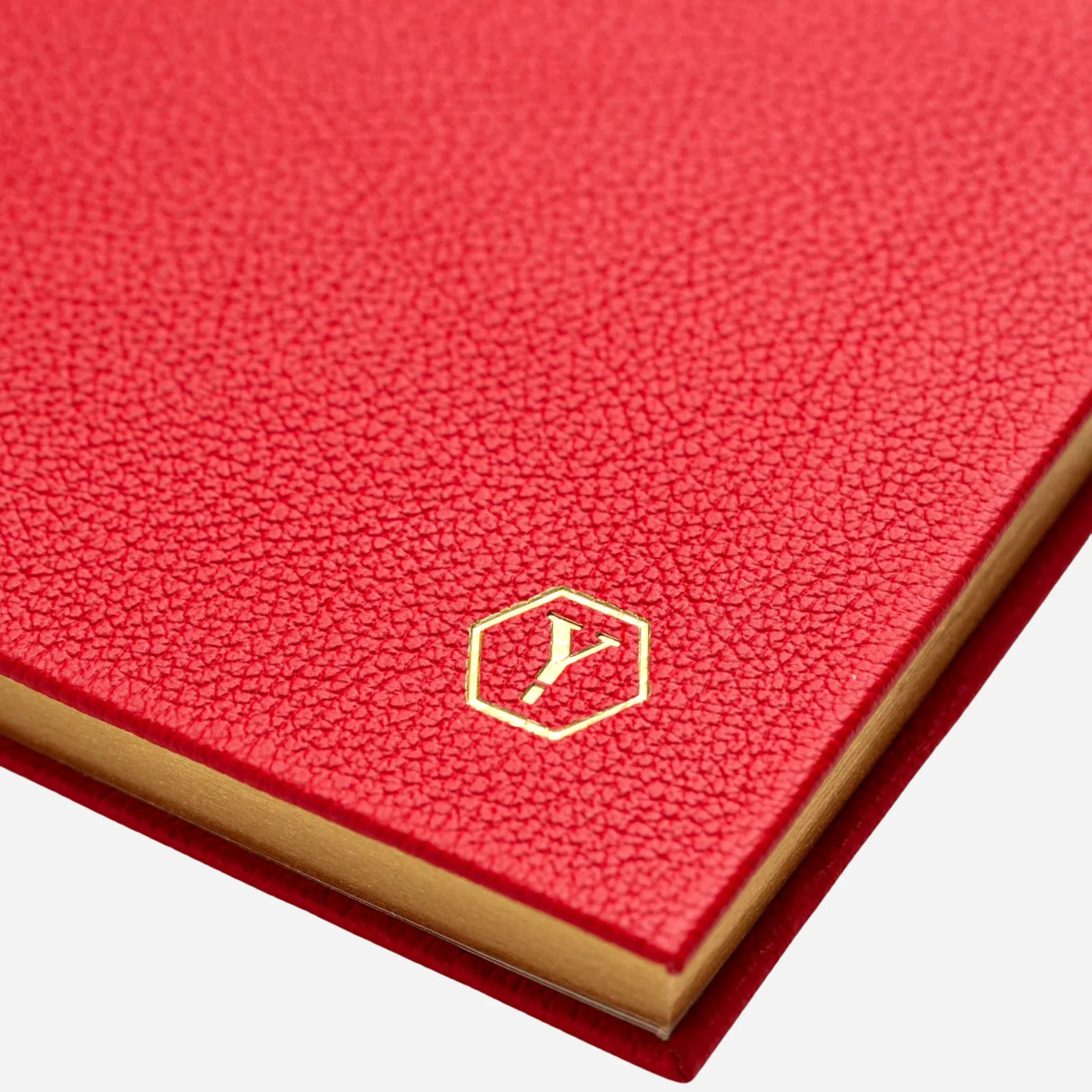 Yard-O-Led Sampson A5 Luxury Red Leather Notebook - Image 3