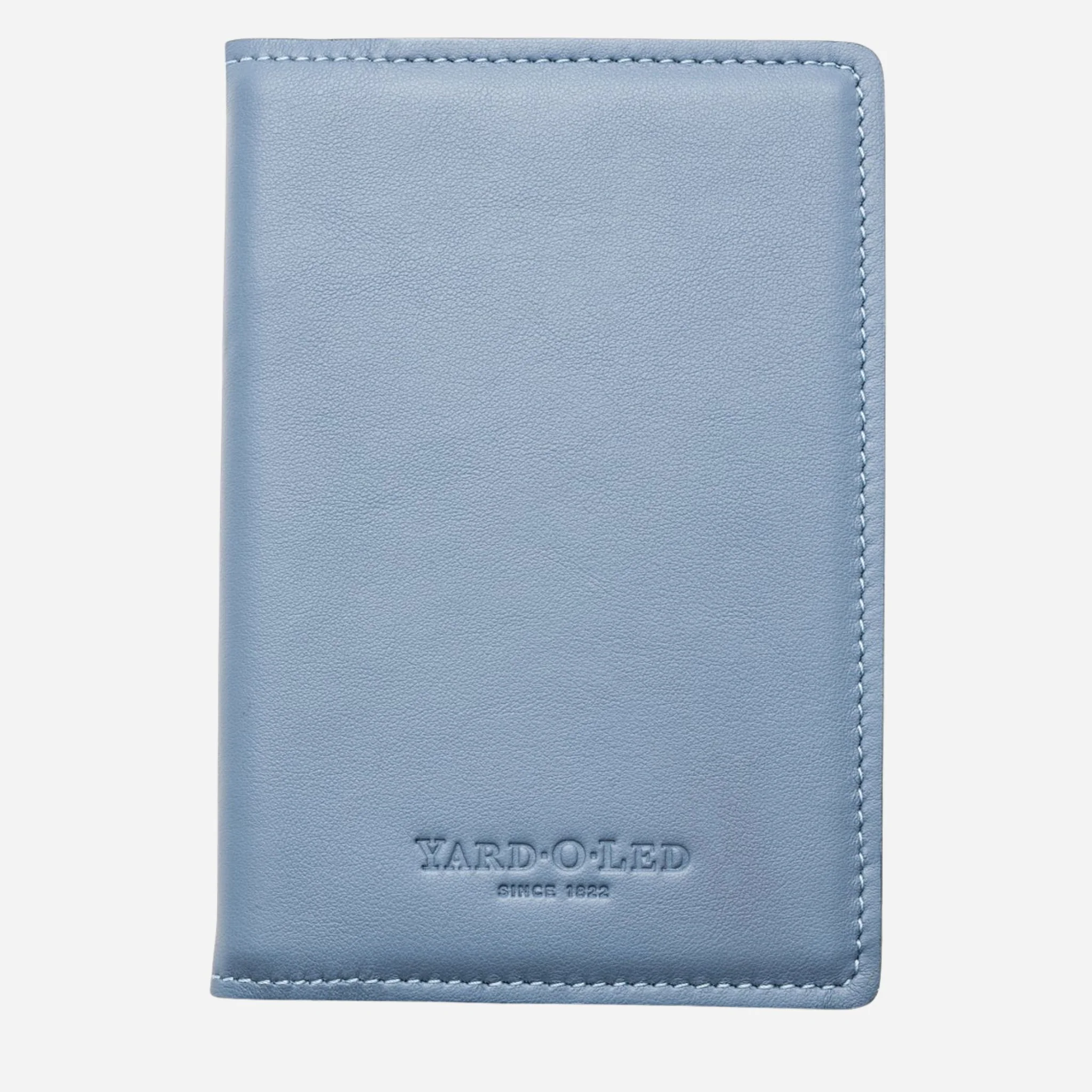 Yard-O-Led Sky Blue Mordan Refillable Leather Notebook