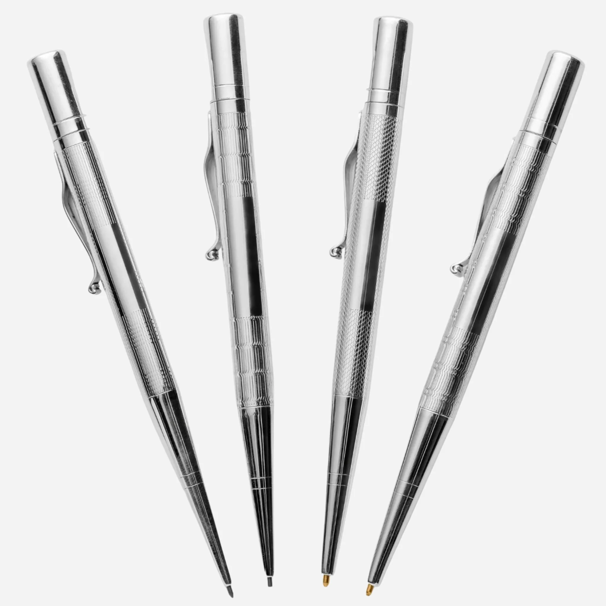 Yard-O-Led The Ambassador Sterling Silver Barley Wave Ball Pen - Image 3